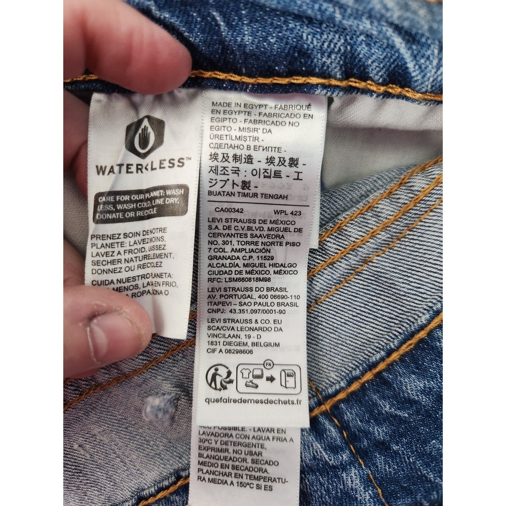 NEW LEVIS 541 Athletic Taper Jeans Stretch All Seasons Big & Tall 46x35 READ - Picture 12 of 16